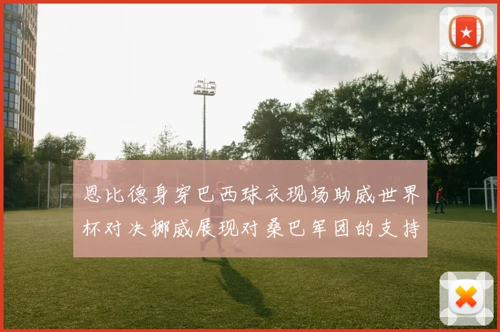 恩比德身穿巴西球衣现场助威世界杯对决挪威展现对桑巴军团的支持